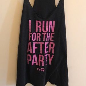 “I run for the After Party” tank top